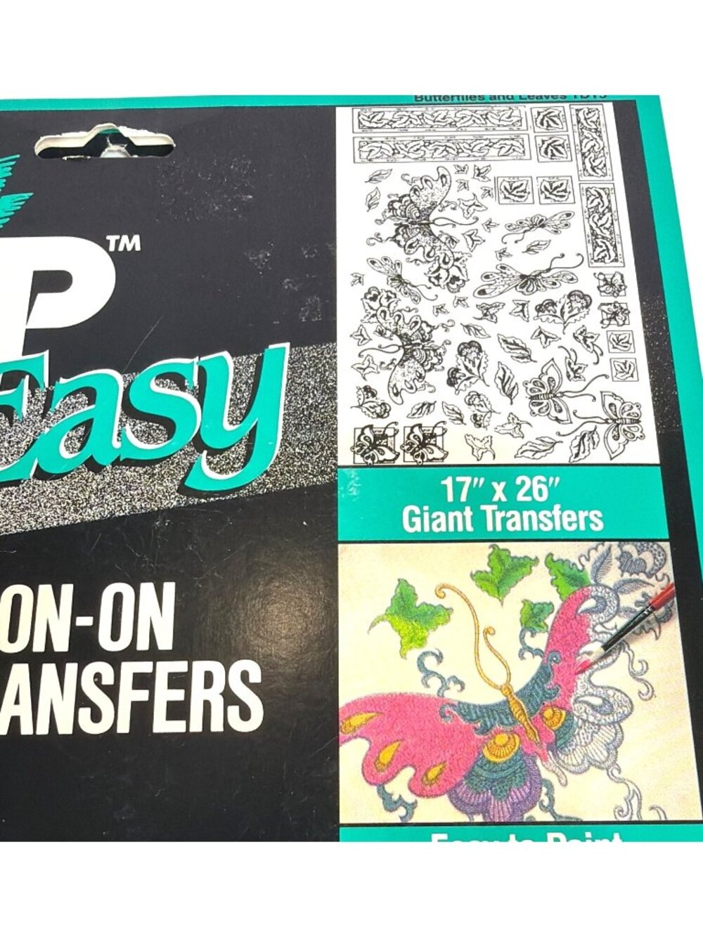 VTG 1992 Tulip Big Easy Iron-On Fabric Transfers GIANT Paint Craft Lot Set of 4 - Picture 12 of 16